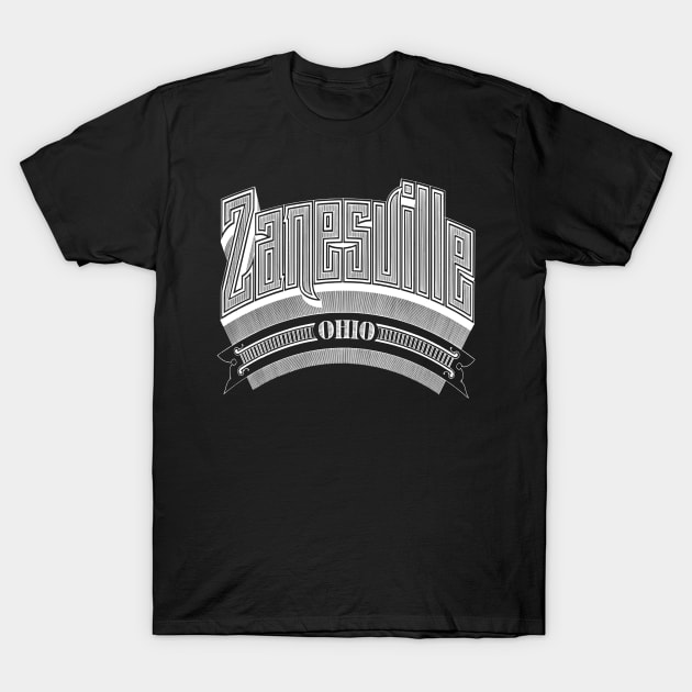 Vintage Zanesville, OH T-Shirt by DonDota